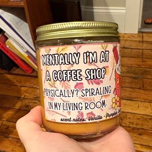 Vanilla Pumpkin Spice Scented Candle